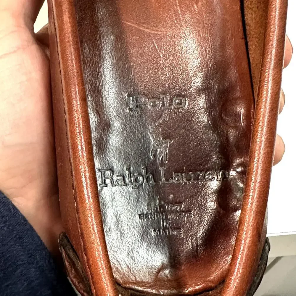 NEW HEELS Rancourt & Co. x Polo Ralph Lauren Tassel Loafer Bench Made USA 8 D